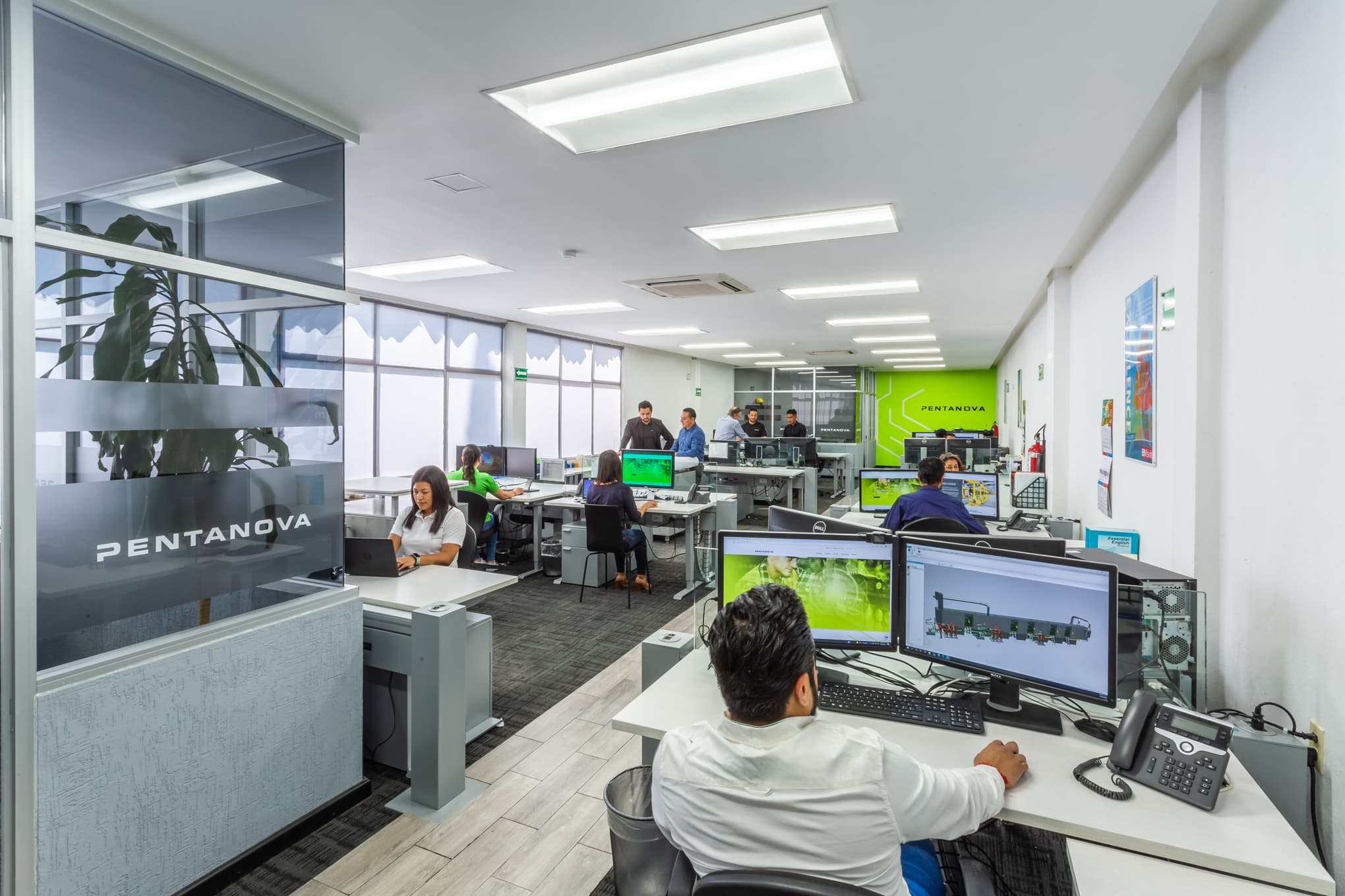 Entorno corporativo e industrial